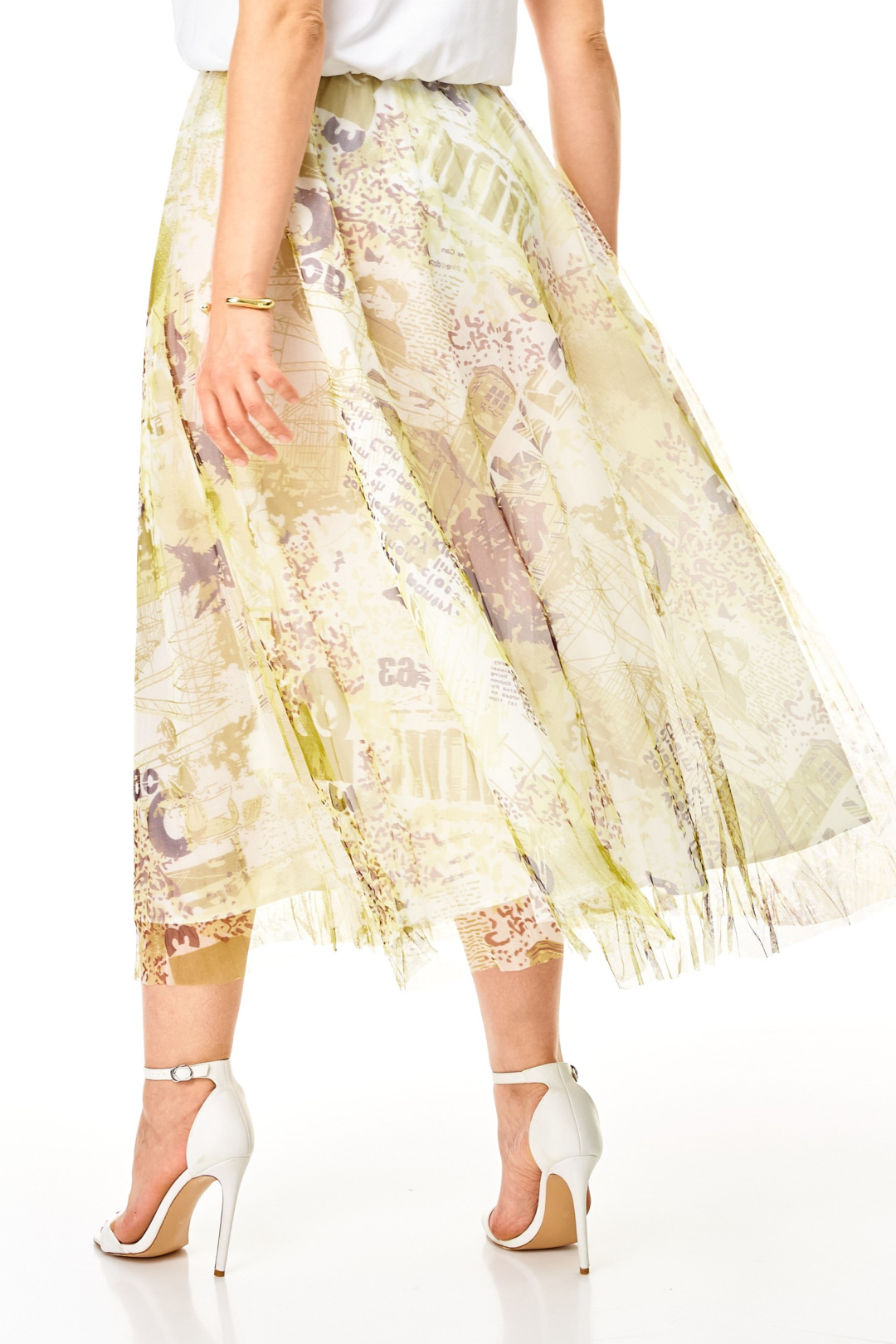 Костюм Anastasia 1375 белый + лайм