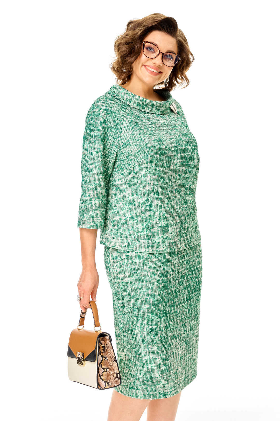 Костюм Anastasia 1376 изумрудный