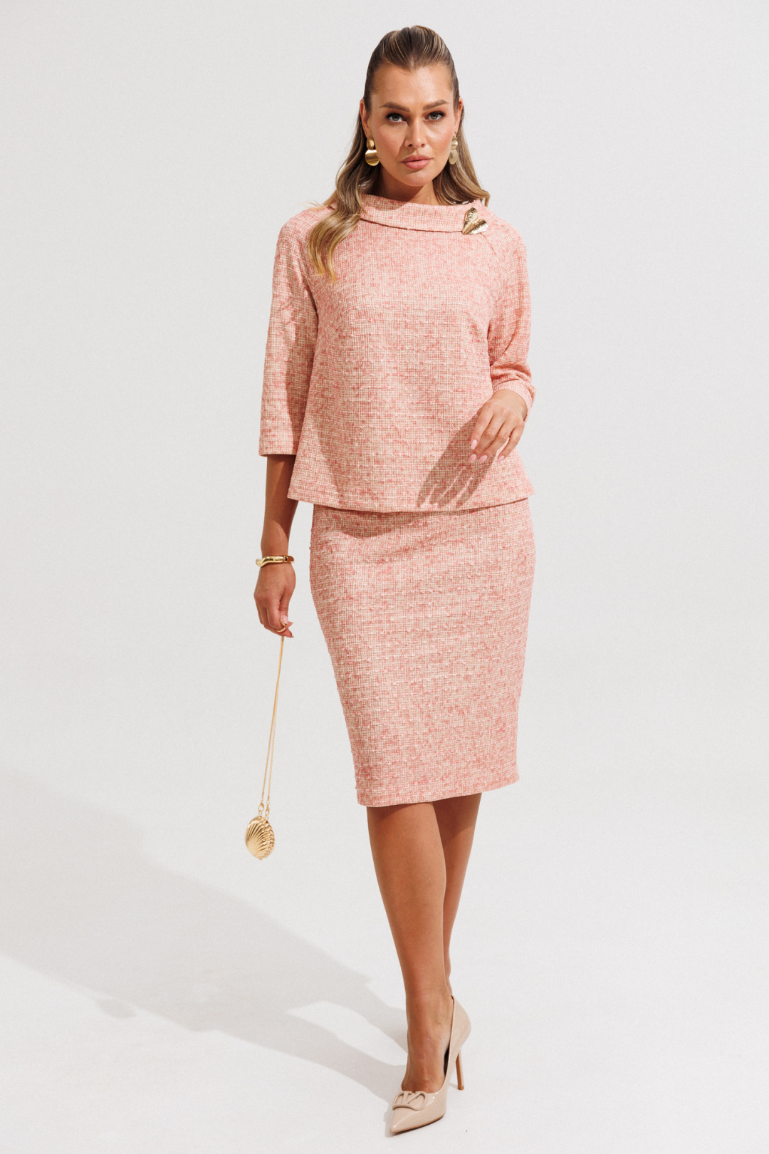 Костюм Anastasia 1376 коралловый - фото 3