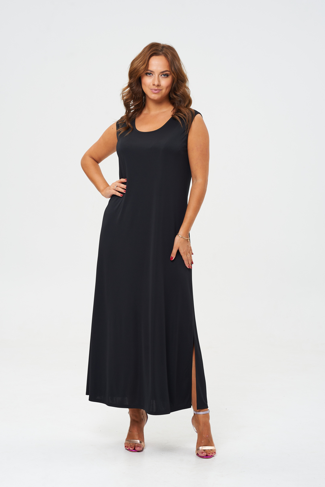 Костюм Anastasia 1400 черный+розовое золото