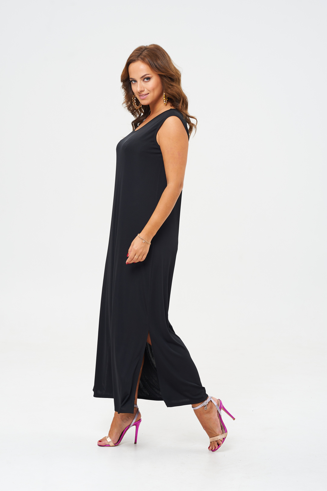 Костюм Anastasia 1400 черный+розовое золото
