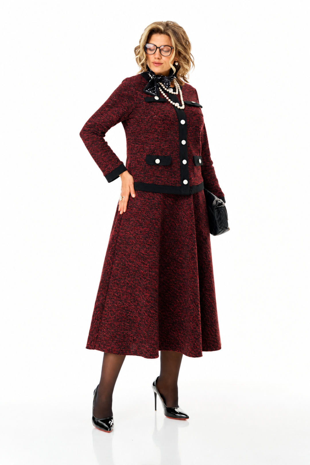 Костюм Anastasia 1401 бордо