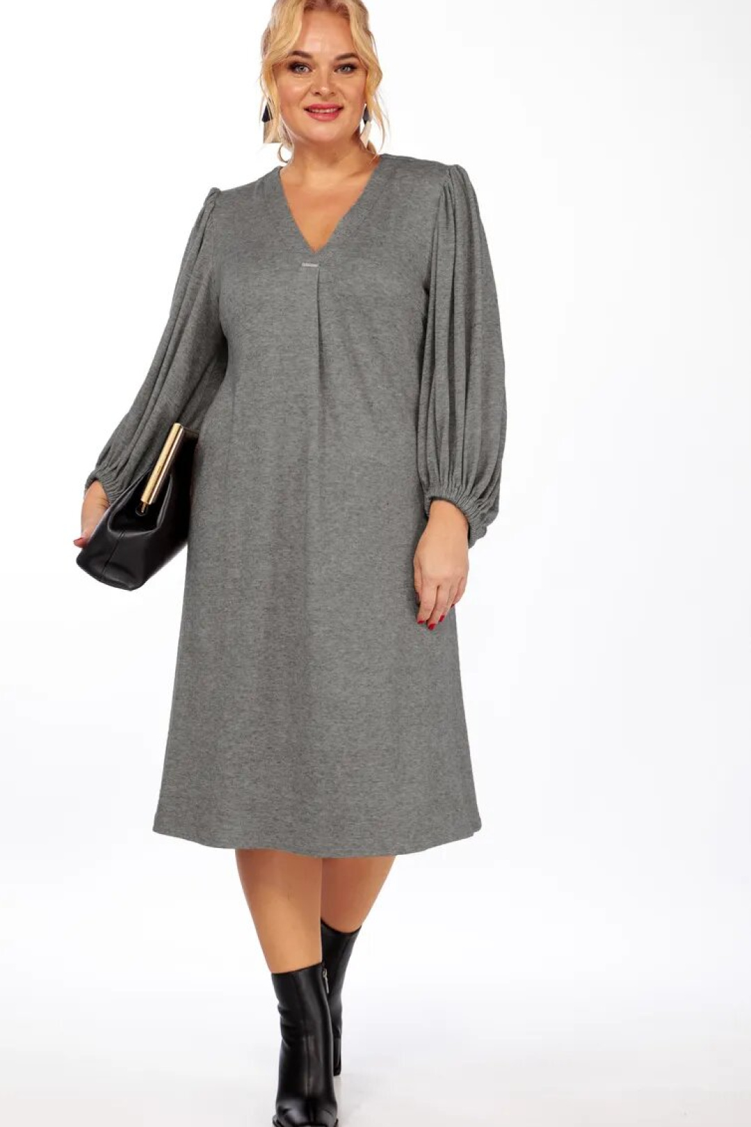 Платье Anastasia 953.1 графит - фото 1