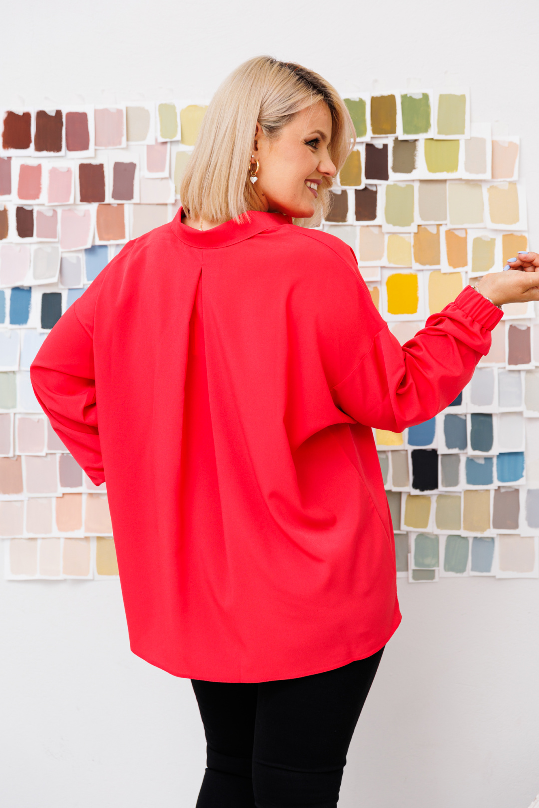 Блузка Anastasia 963 коралл - фото 4