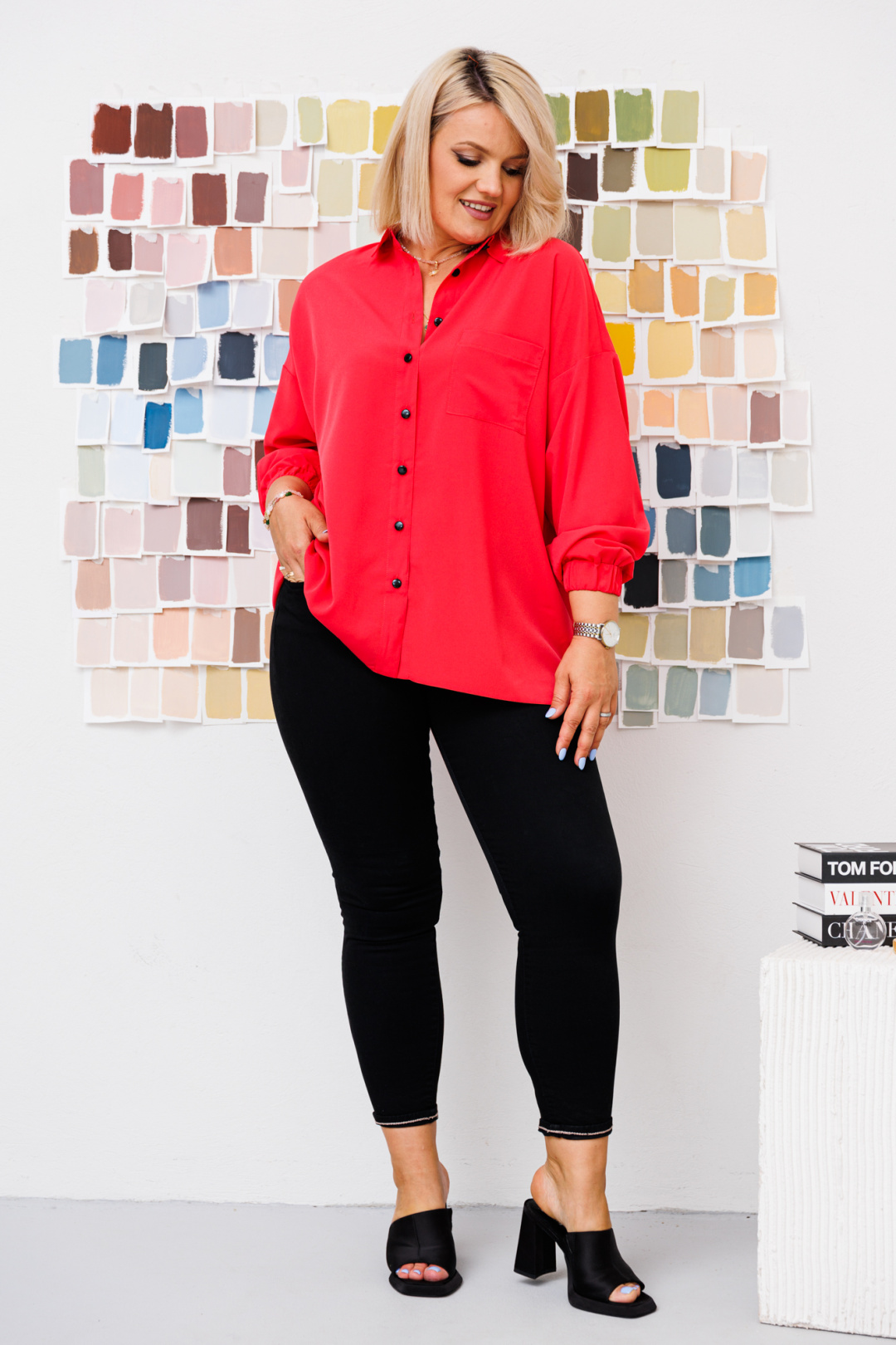 Блузка Anastasia 963 коралл - фото 5