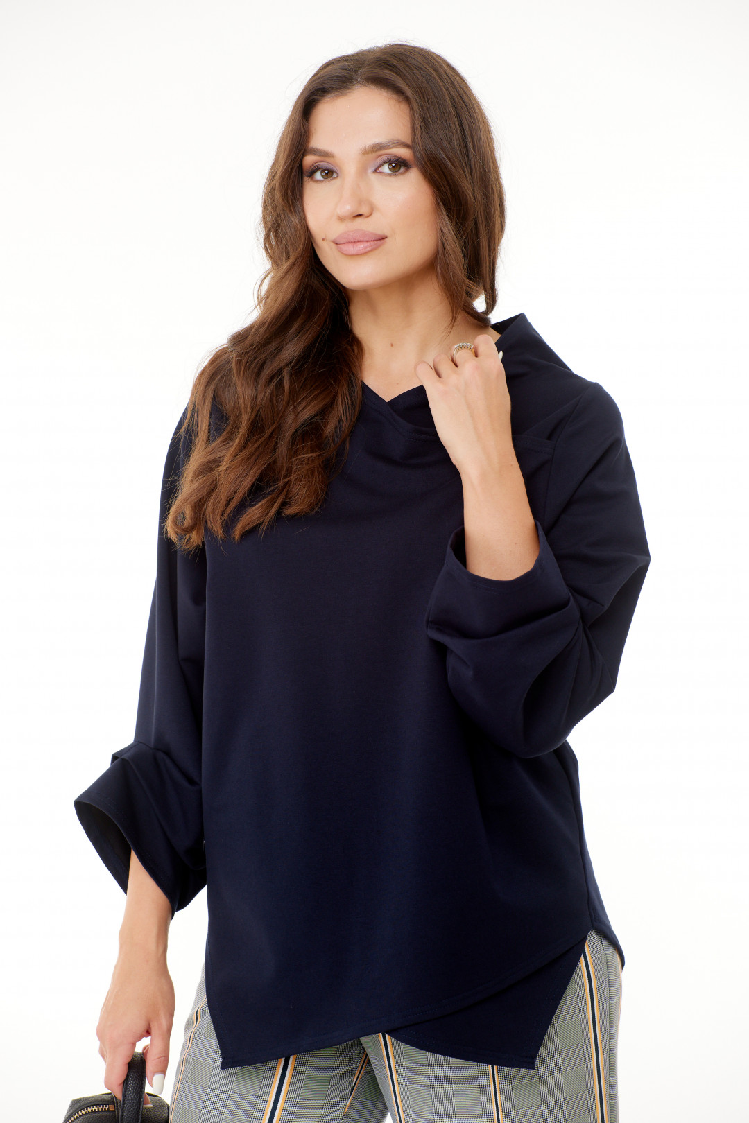 Блузка Anastasia 971.1 темно-синий - фото 1