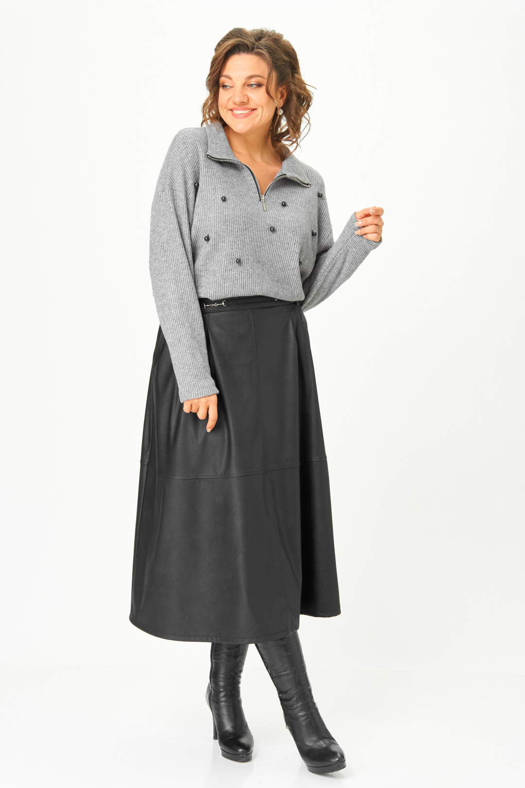 Юбка ANDINA CITY 1022-25 - фото 4