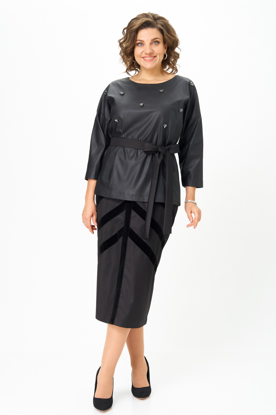 Юбка ANDINA CITY 1024-25 черный - фото 2