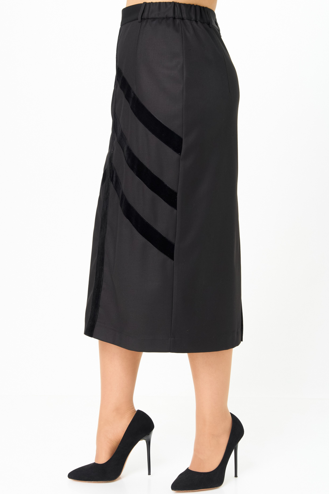 Юбка ANDINA CITY 1024-25 черный - фото 4