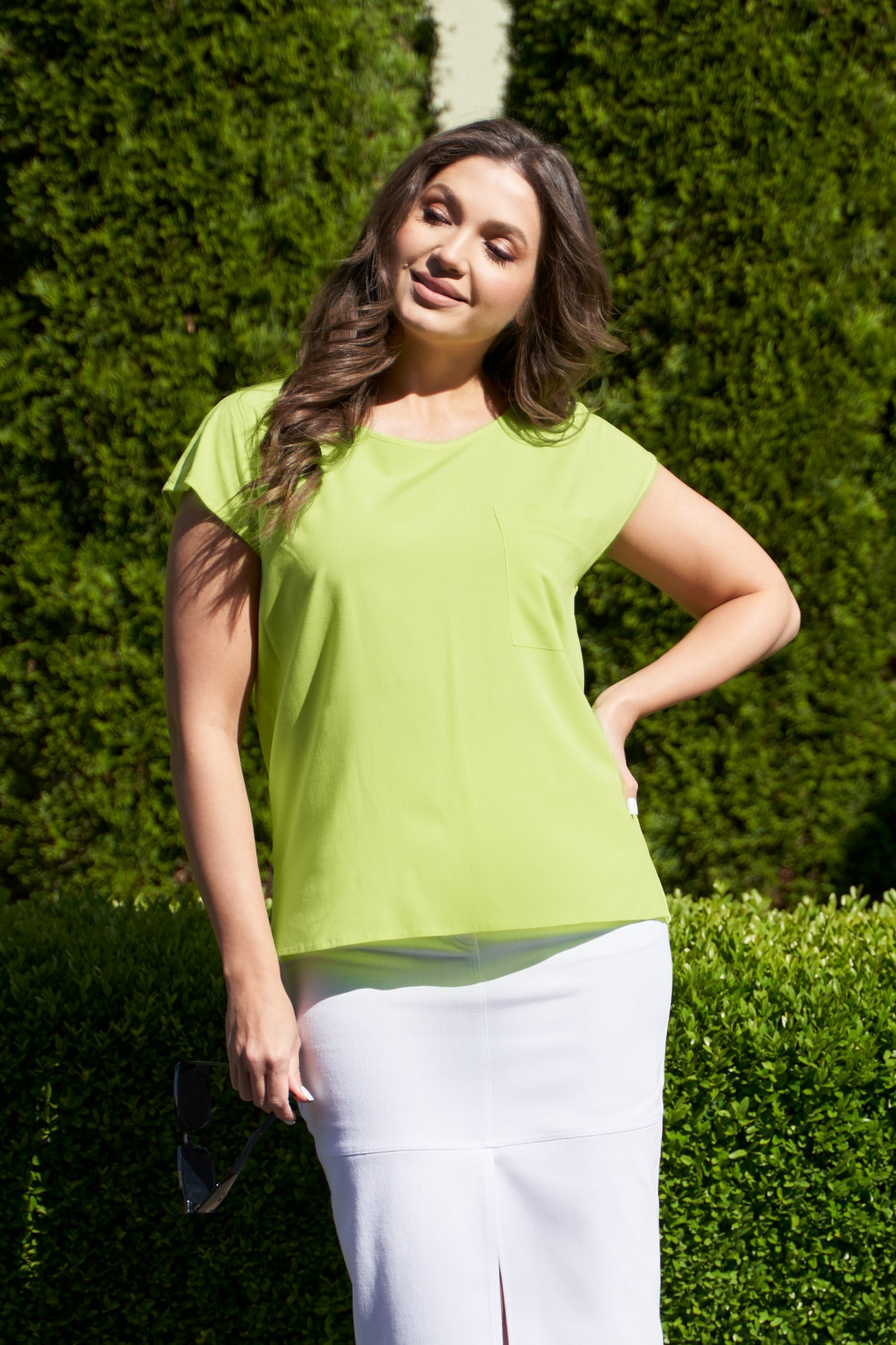 Блузка ANDINA CITY 5006 лайм - фото 1