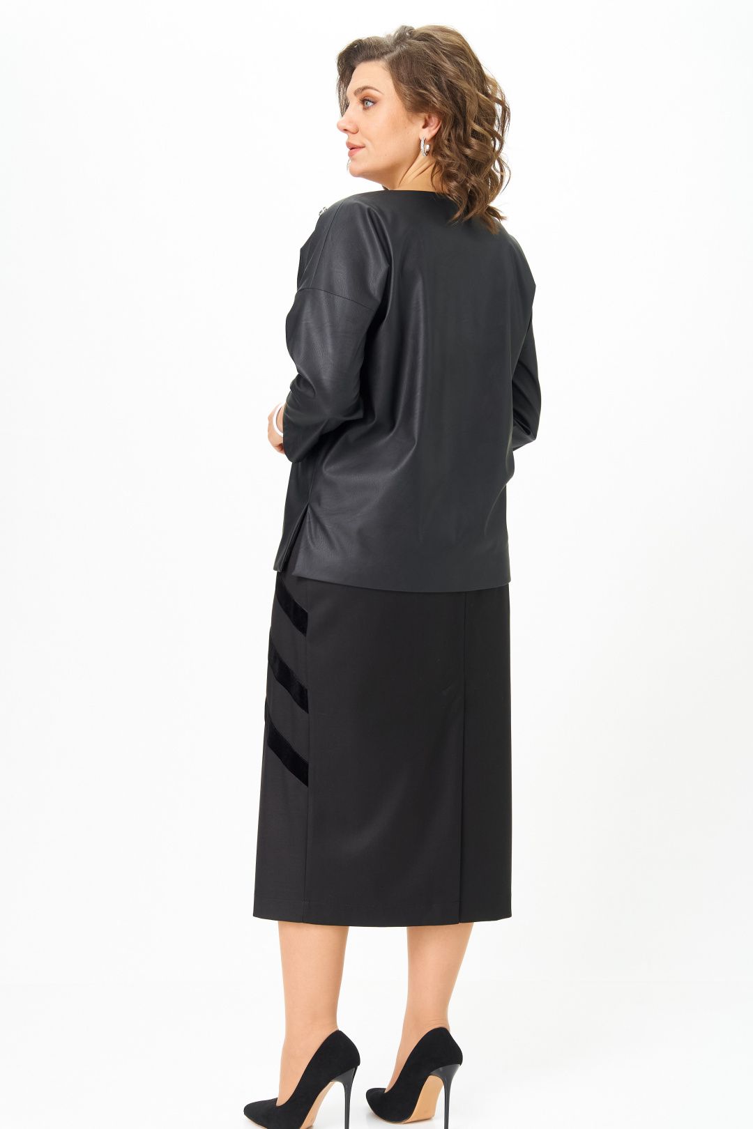 Блузка ANDINA CITY 5048-25 черный - фото 6