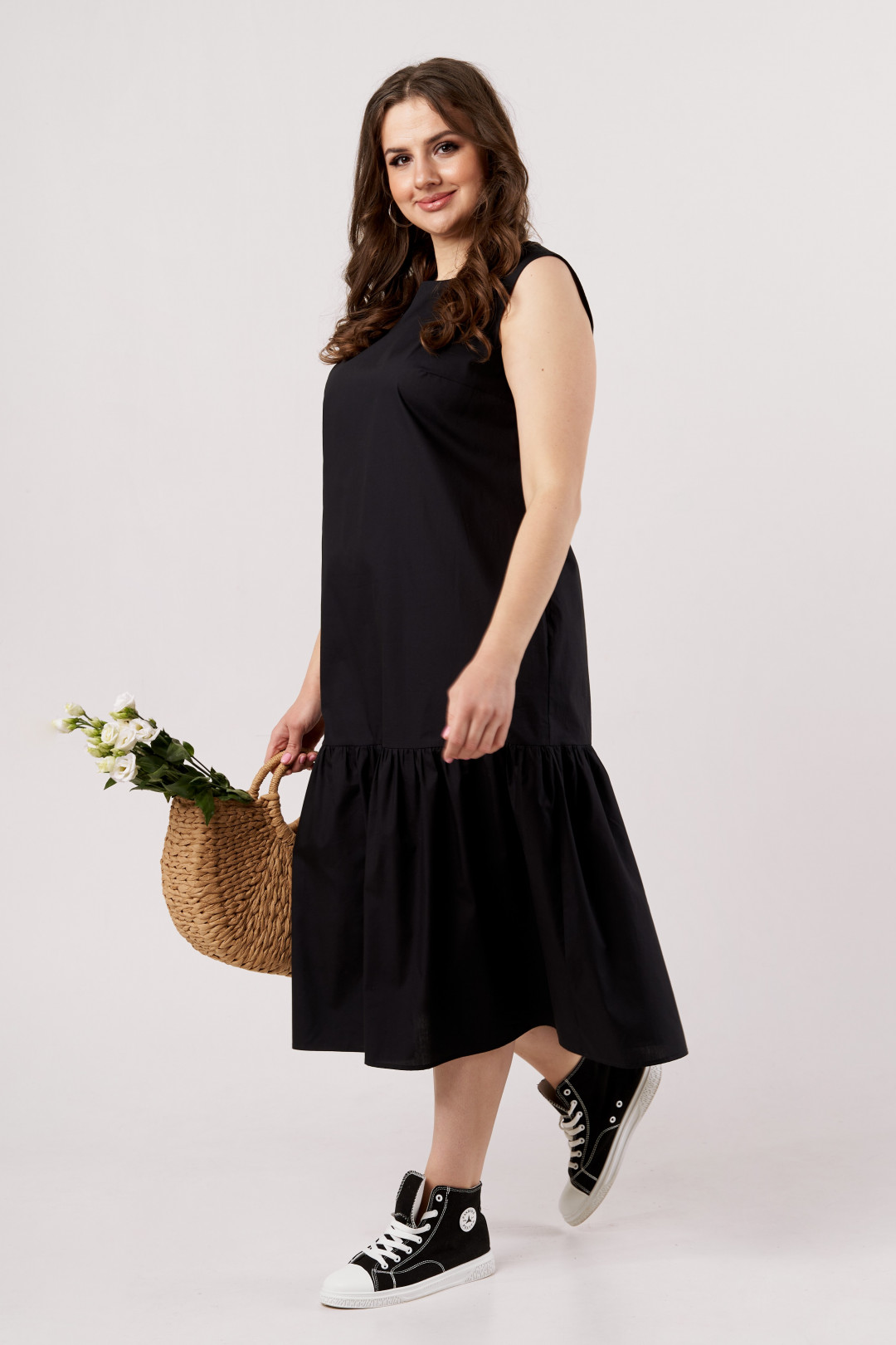 Платье ANDINA CITY 8006 черный - фото 3