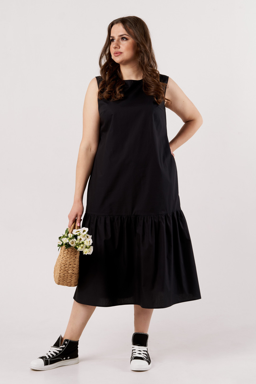 Платье ANDINA CITY 8006 черный - фото 4