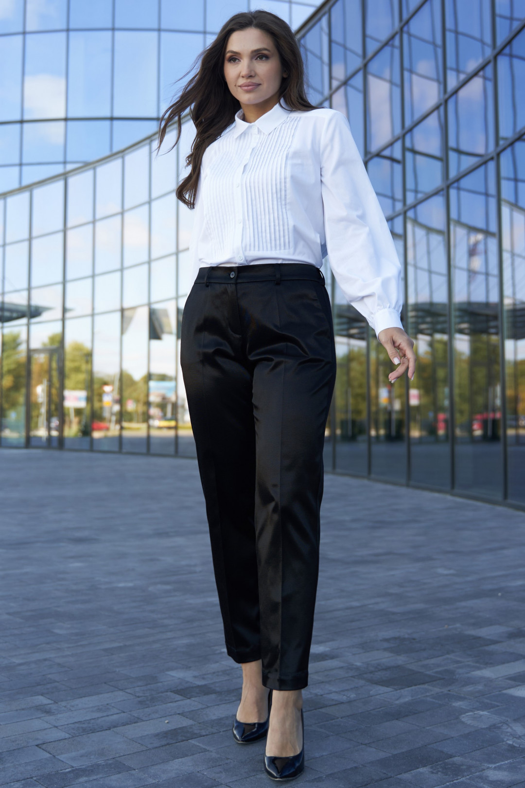 Костюм ANDINA CITY 9021 черный блеск - фото 2