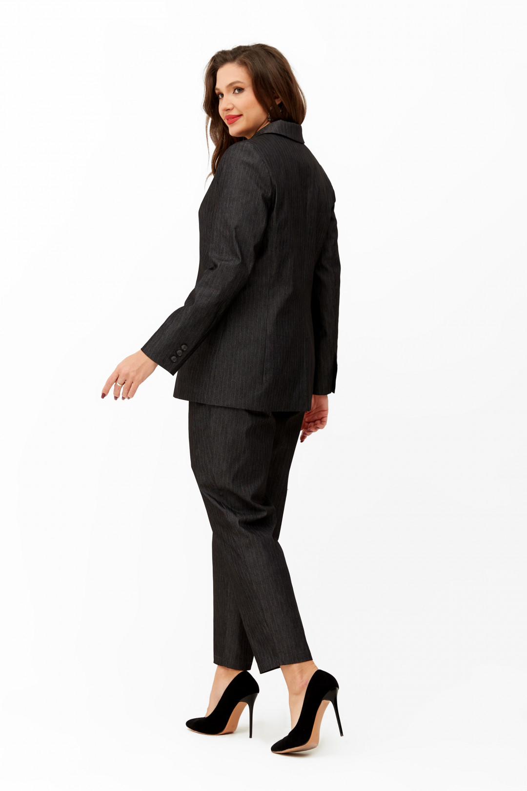 Костюм ANDINA CITY 9036 черный в полоску - фото 5