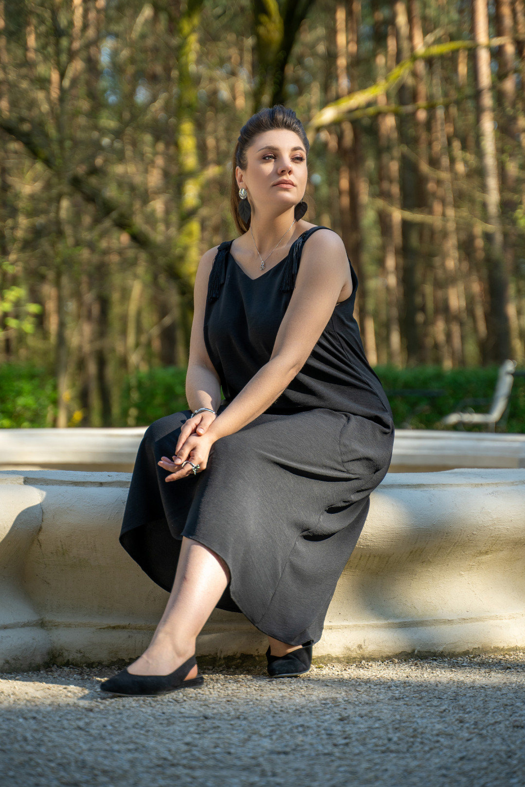 Платье ANDINA 817 черный - фото 5