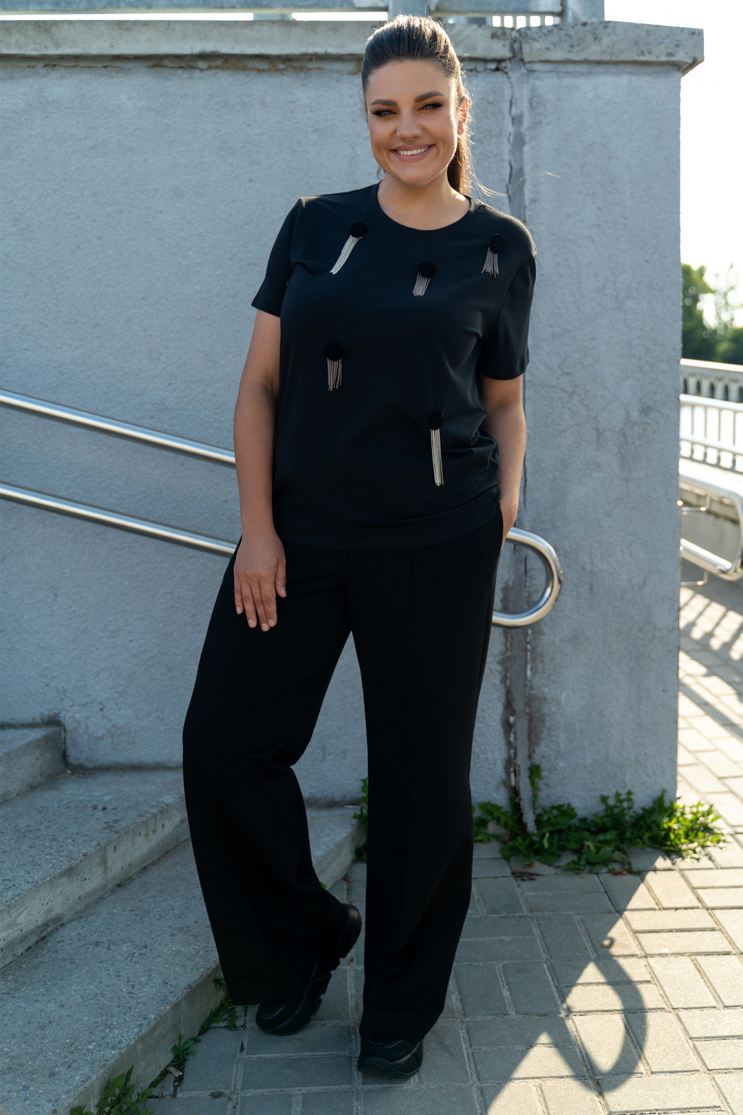 Костюм ANDINA 948 черный - фото 3