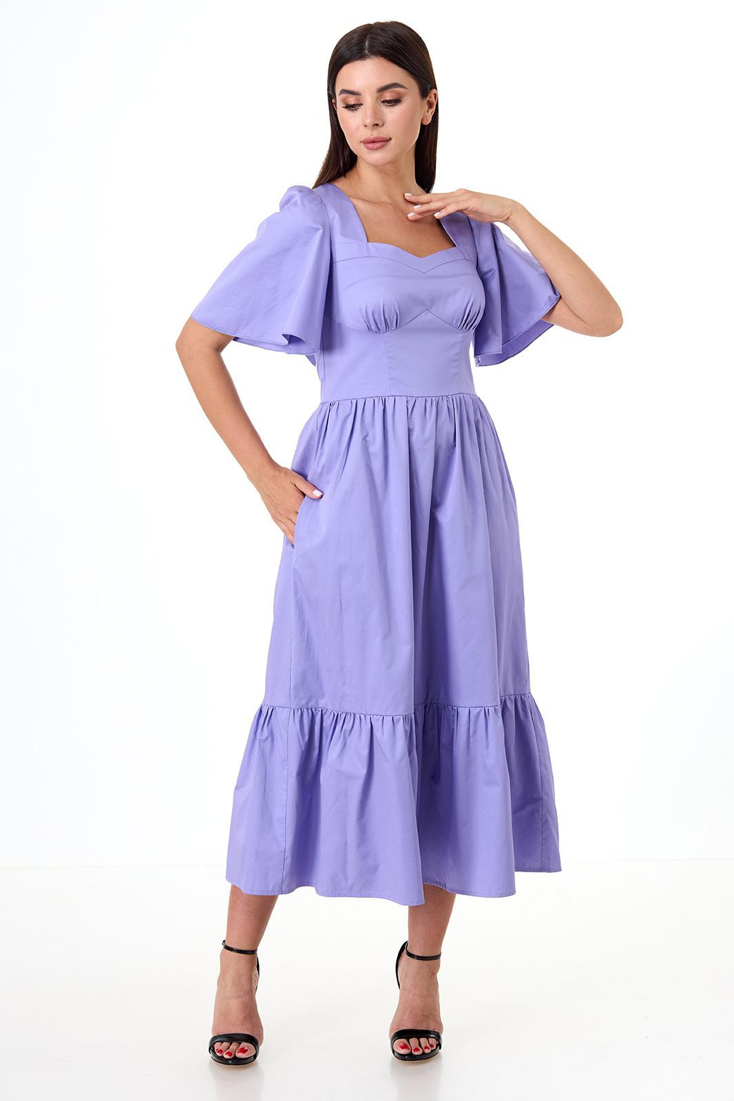 Платье ANELLI LAUREL 1058 лавандовые тона - фото 1