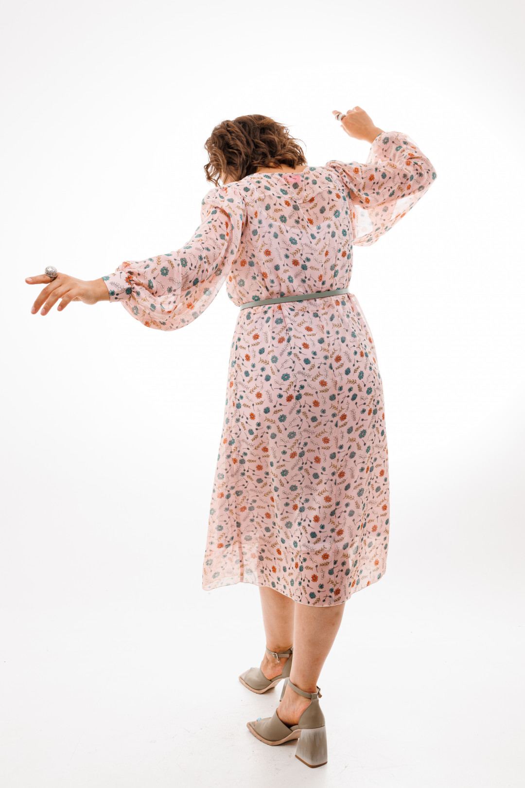 Платье ANELLI LAUREL 1213 розовый - фото 5