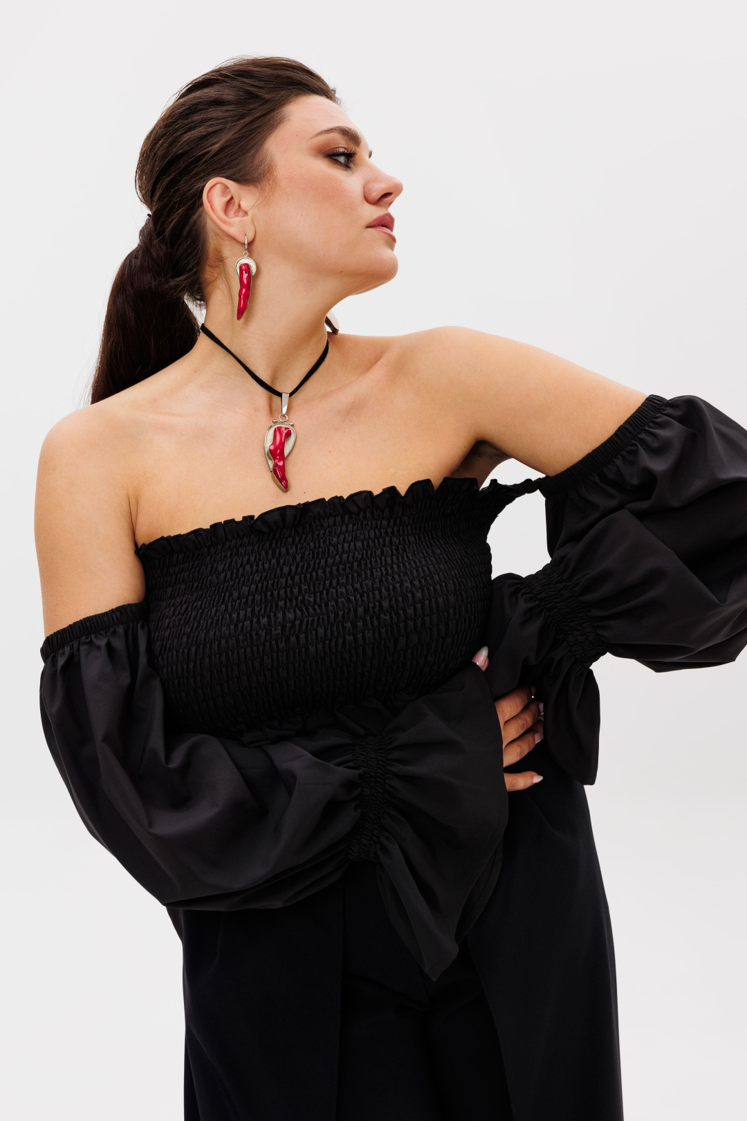 Блузка-топ ANELLI LAUREL 1286-1 ночное очарование - фото 3