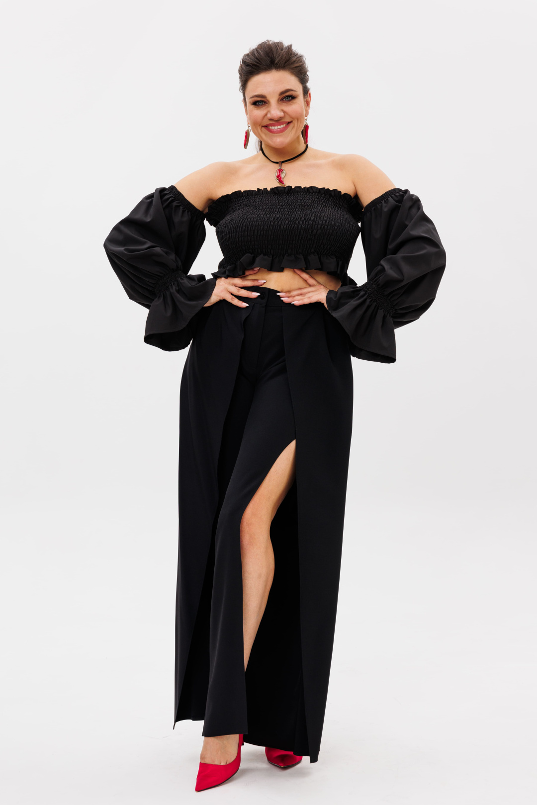 Блузка-топ ANELLI LAUREL 1286-1 ночное очарование - фото 4