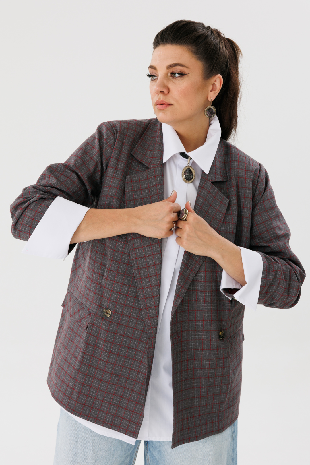 Жакет ANELLI LAUREL 1290 дождь - фото 2