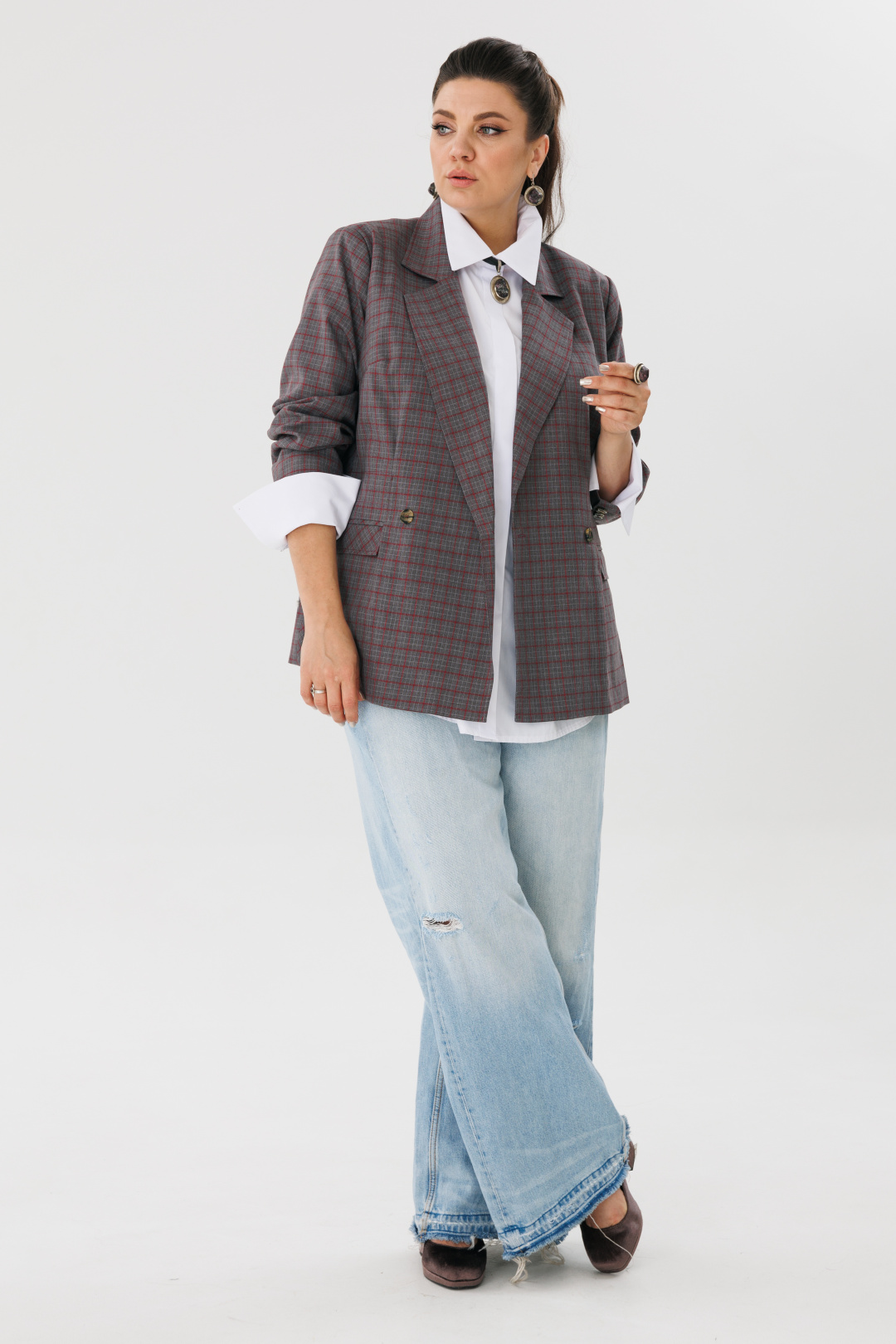 Жакет ANELLI LAUREL 1290 дождь - фото 3