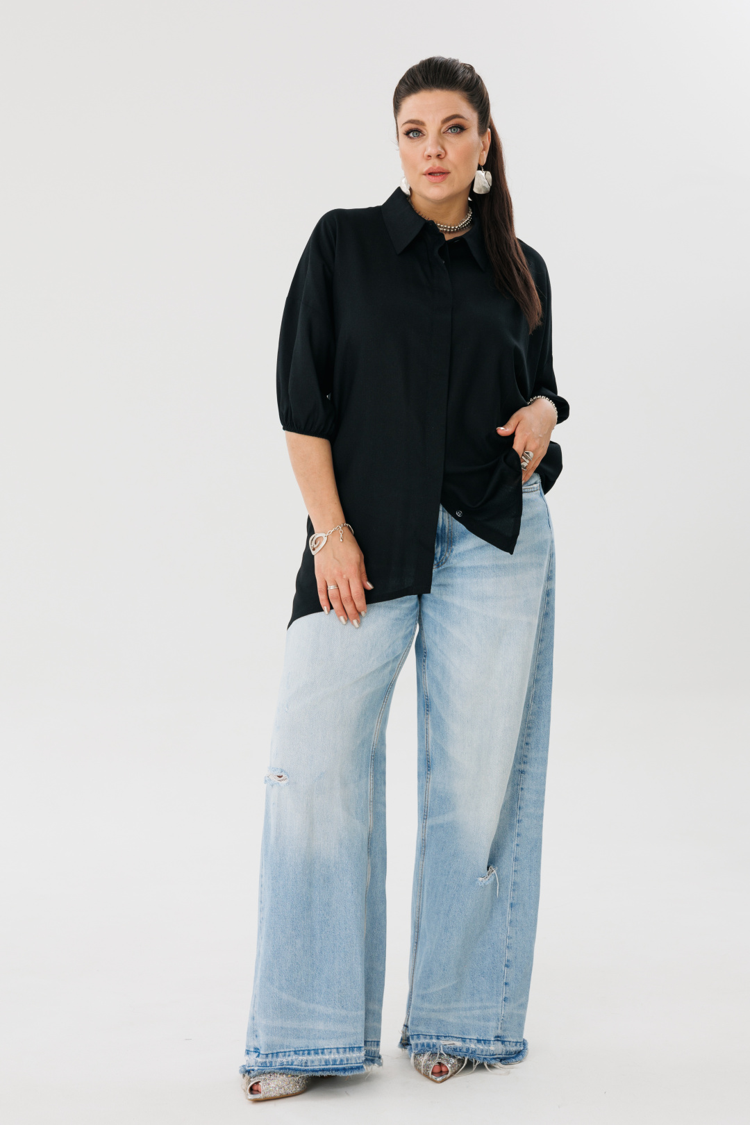 Рубашка ANELLI LAUREL 1324 земля - фото 6