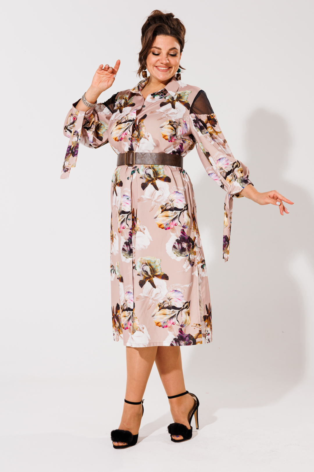 Платье ANELLI LAUREL 1335 ирисы - фото 1