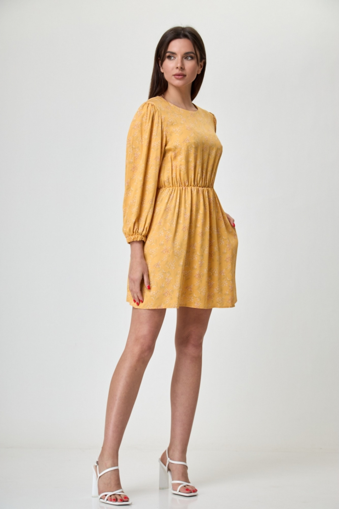 Платье ANELLI LAUREL 1353 нарцисс - фото 5