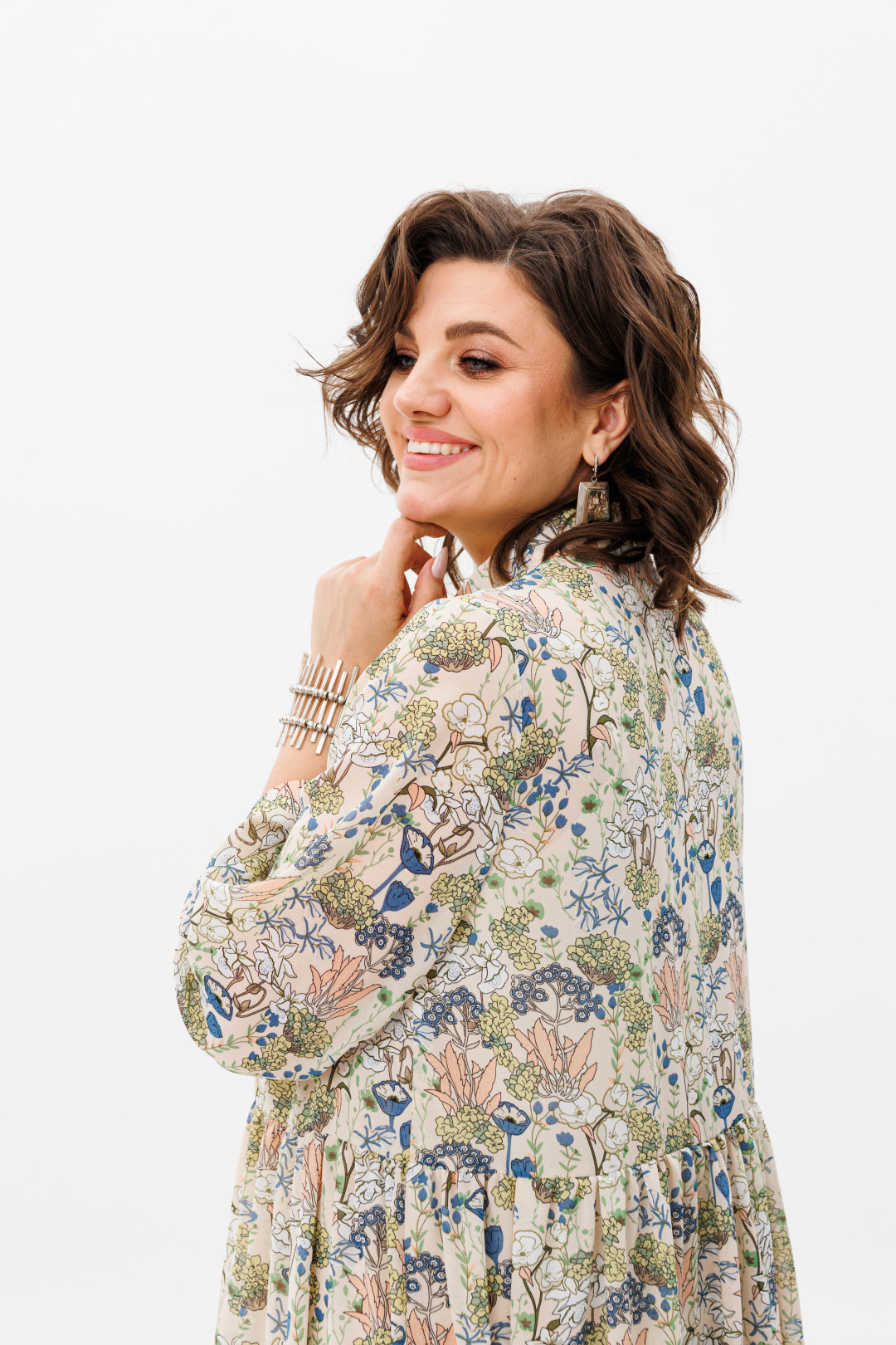 Платье ANELLI LAUREL 1362 кремовый - фото 2