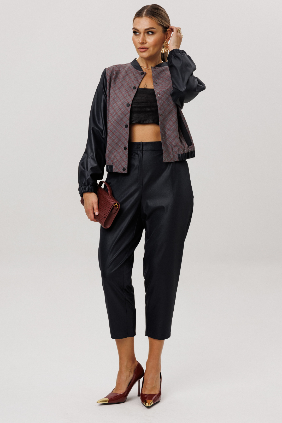 Брюки ANELLI LAUREL 1378-2 винчестер - фото 4