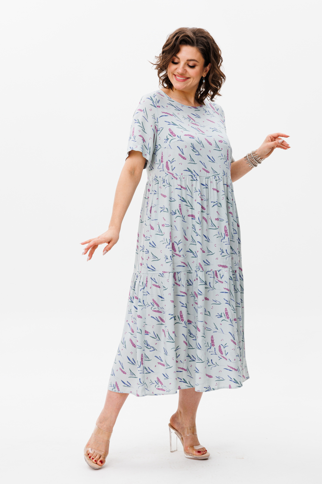 Платье ANELLI LAUREL 1408-1 лаванда - фото 1