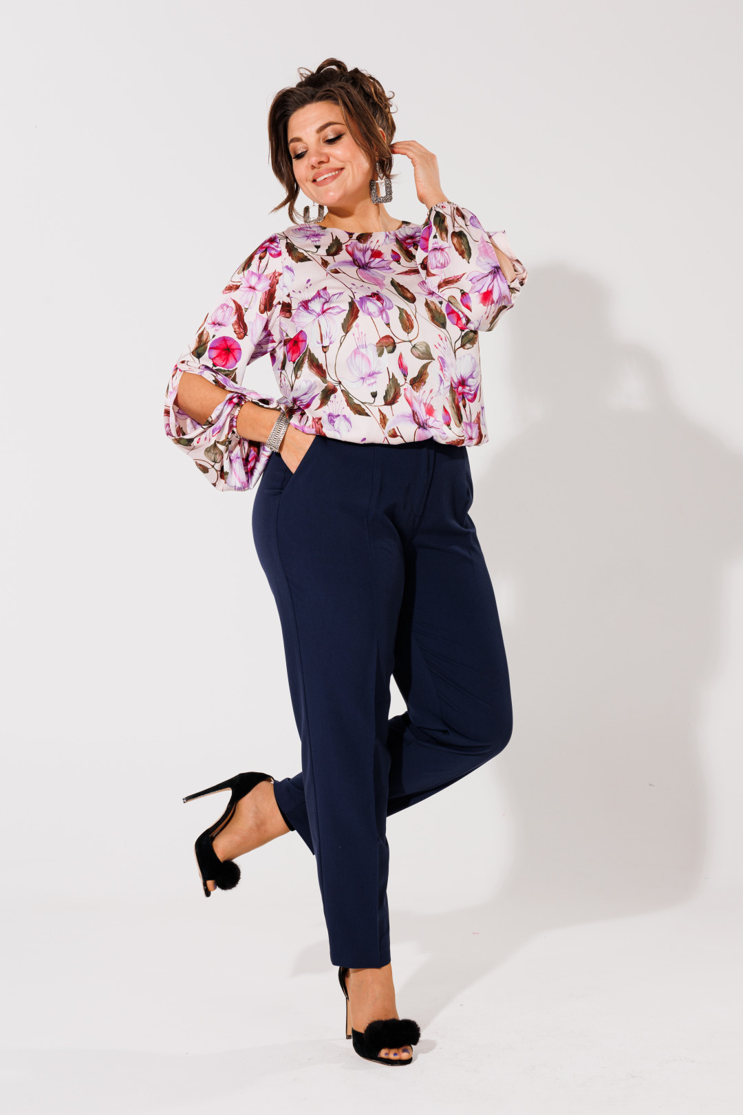 Брюки ANELLI LAUREL 1413 синий - фото 3