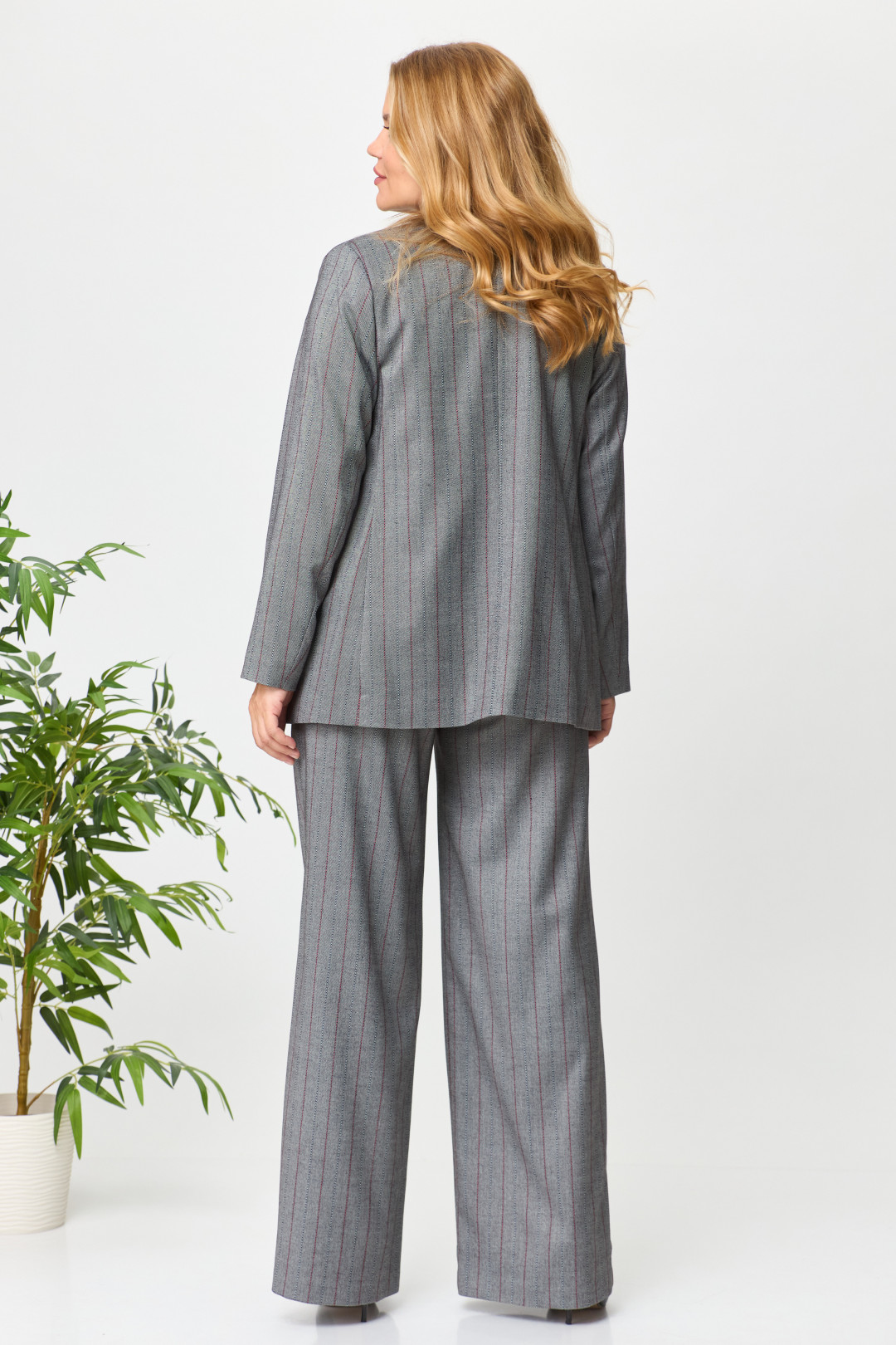 Костюм ANELLI LAUREL 1426 серый с красной полоской - фото 5