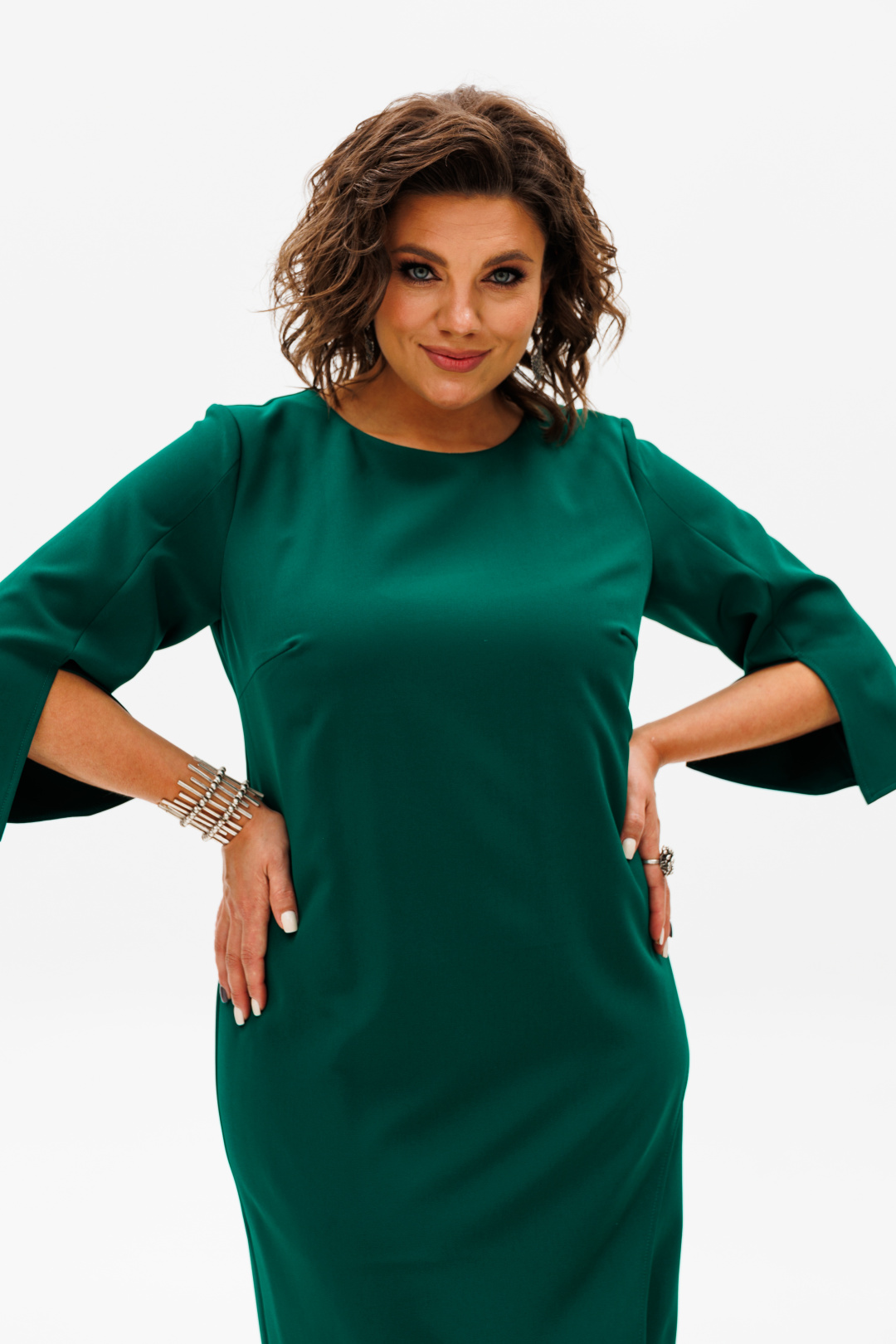 Платье ANELLI LAUREL 1431 зеленый