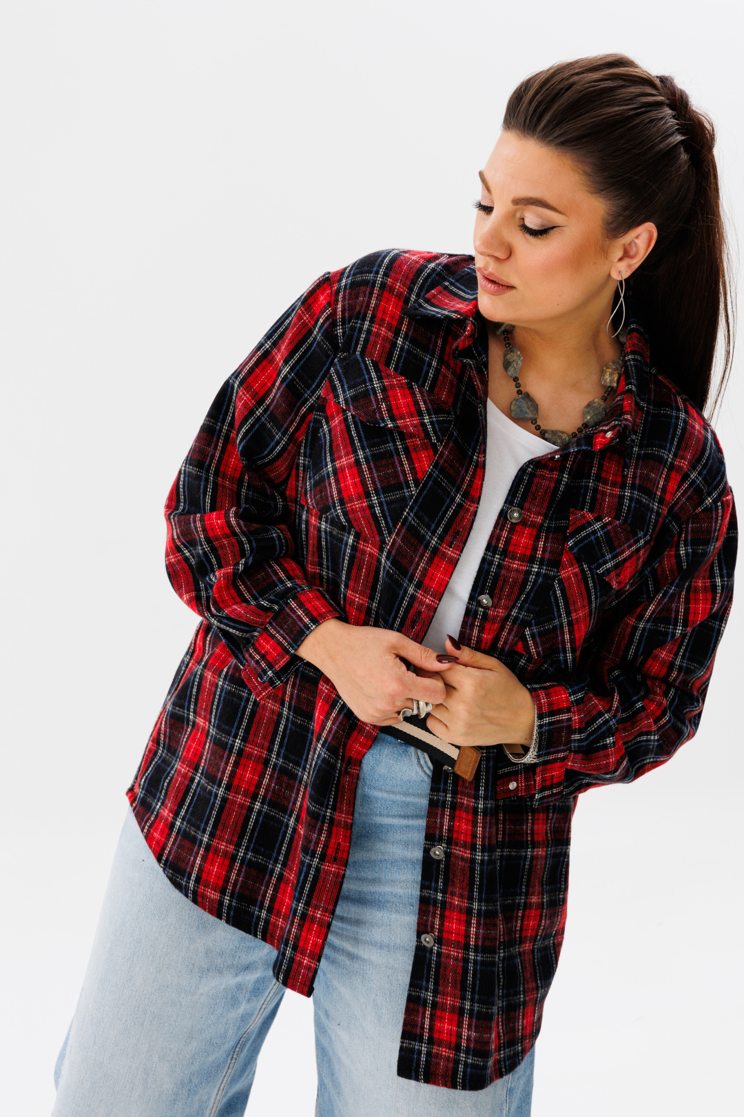 Рубашка ANELLI LAUREL 1452 гранатовый