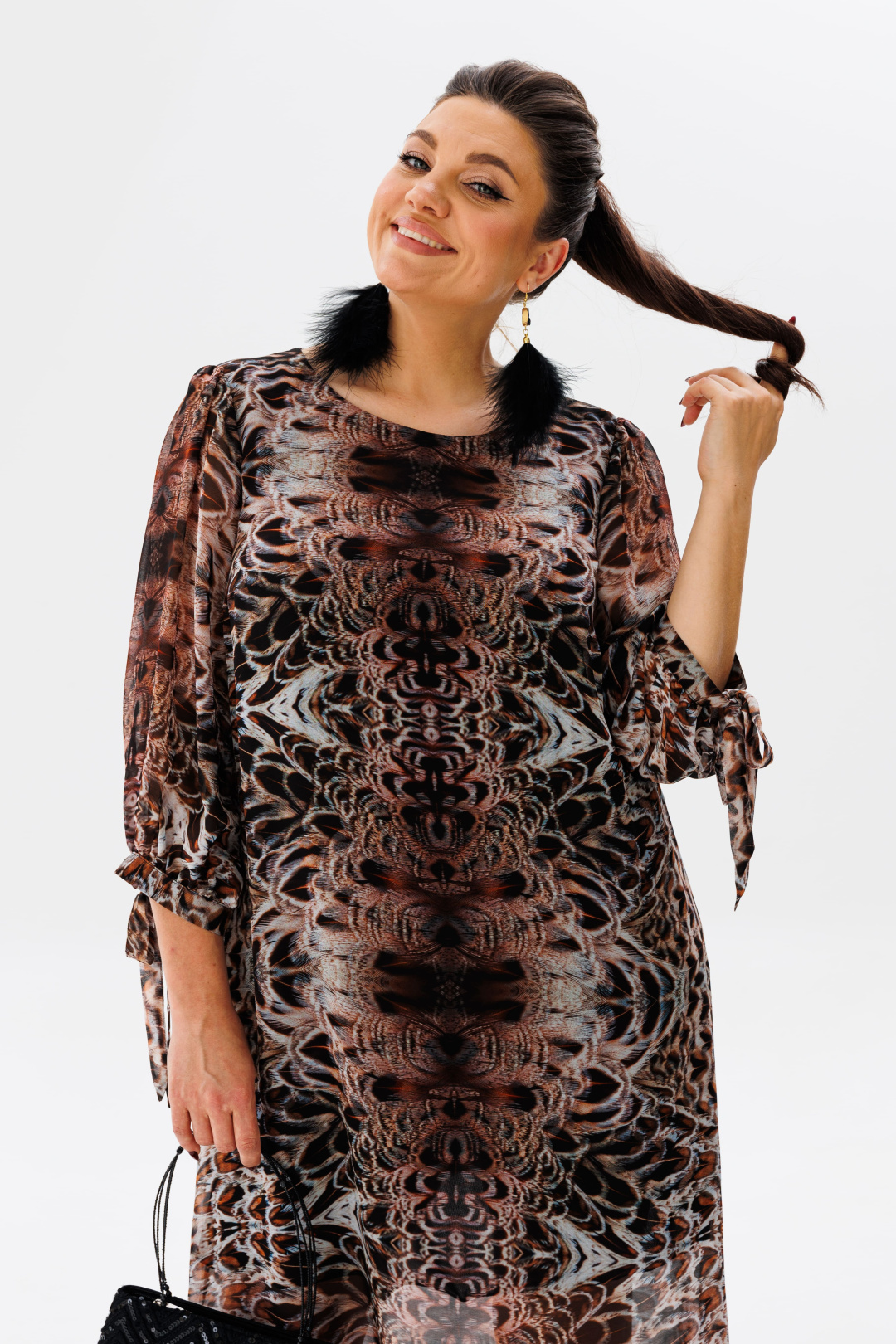 Платье ANELLI LAUREL 1463 королевский питон - фото 2