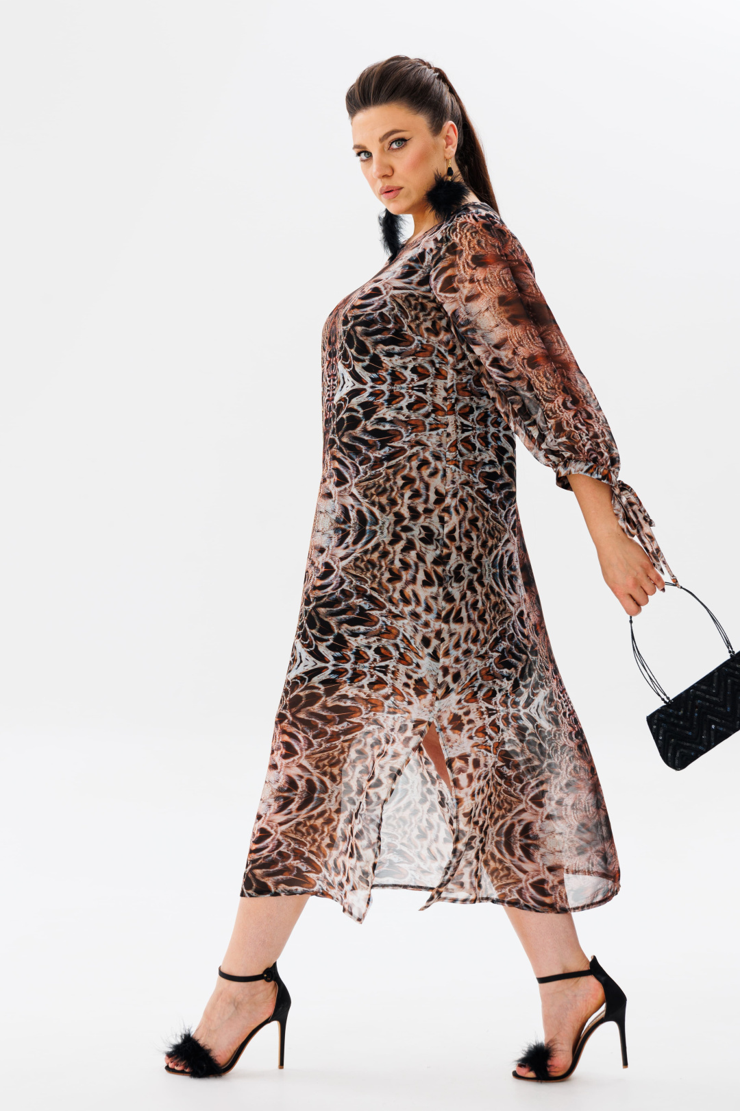 Платье ANELLI LAUREL 1463 королевский питон - фото 4