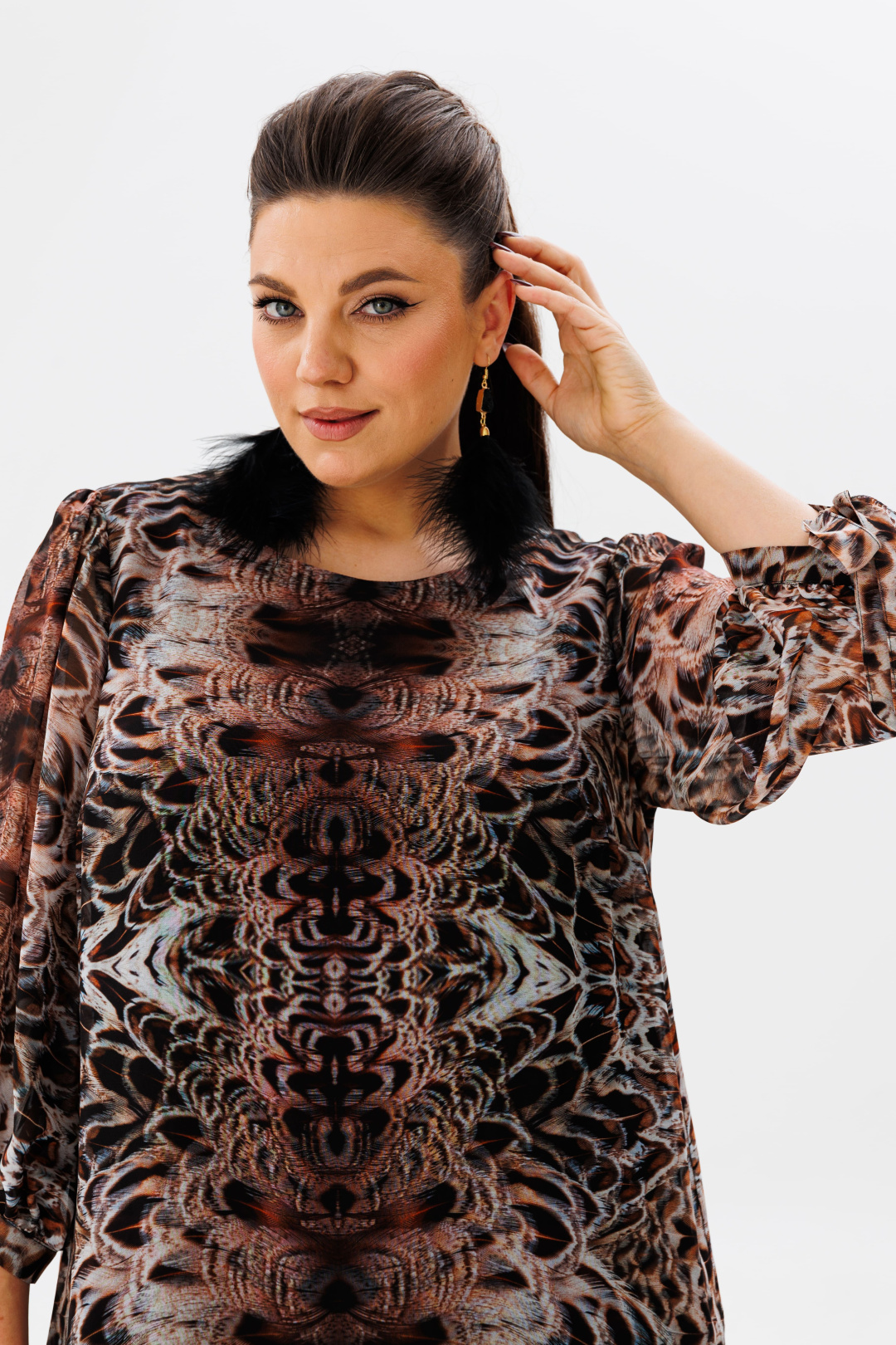 Платье ANELLI LAUREL 1463 королевский питон - фото 5