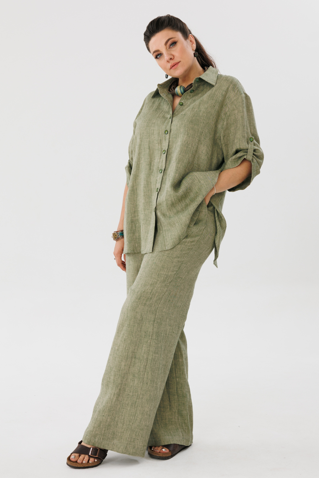 Костюм ANELLI LAUREL 1477 зеленый чай - фото 5