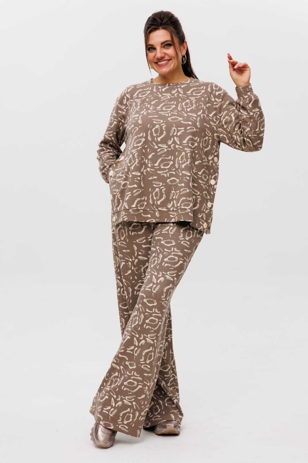 Костюм ANELLI LAUREL 1494 кардамоновый жираф - фото 1