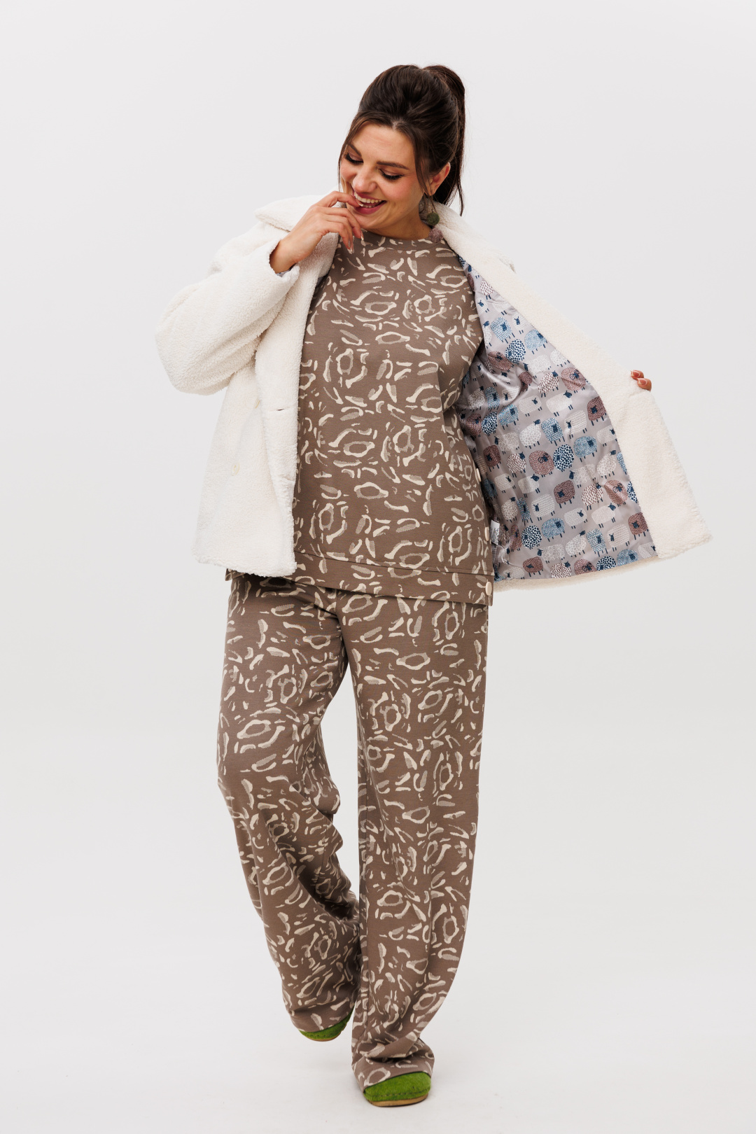 Костюм ANELLI LAUREL 1494 кардамоновый жираф - фото 6