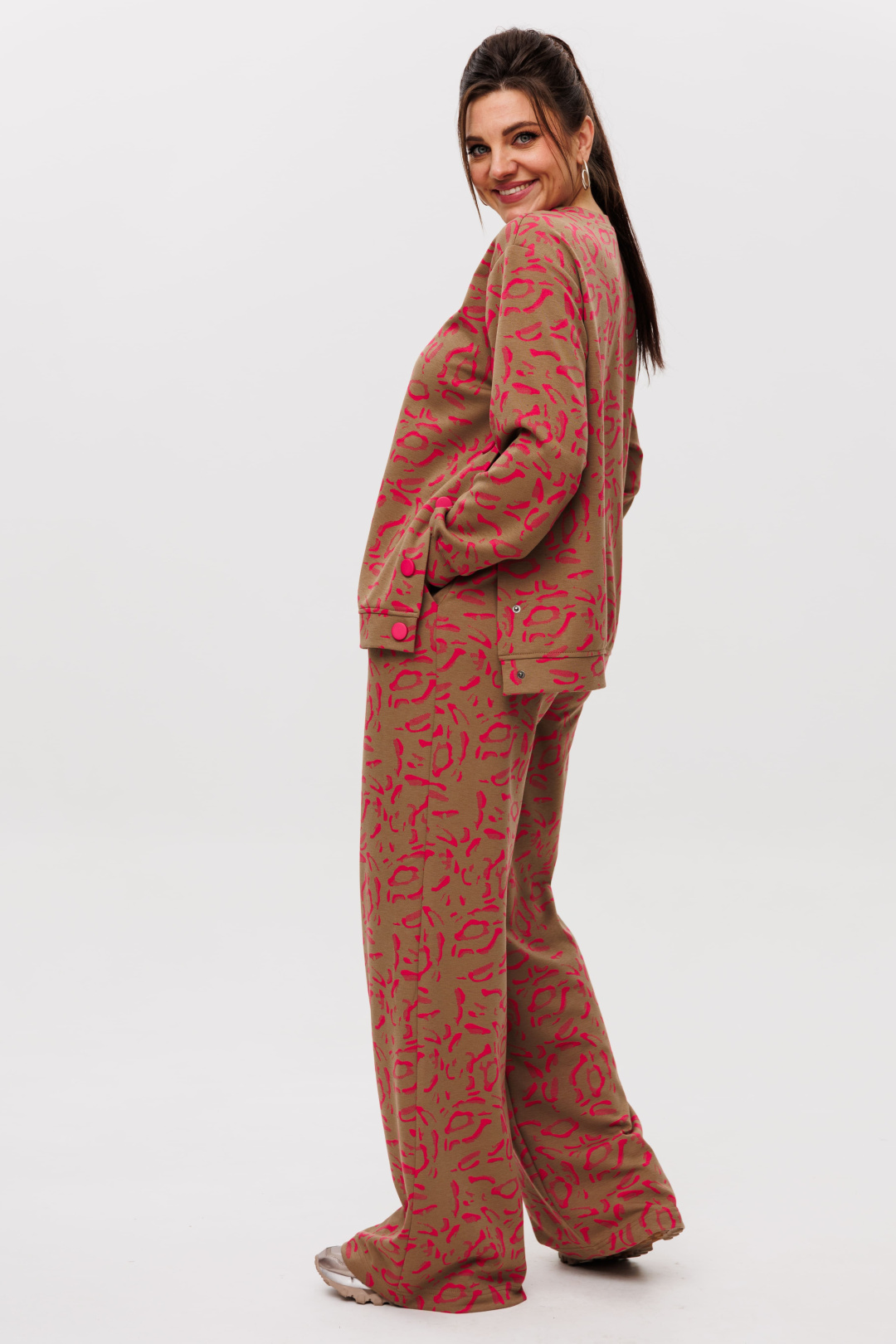 Костюм ANELLI LAUREL 1494 ягодный жираф - фото 4