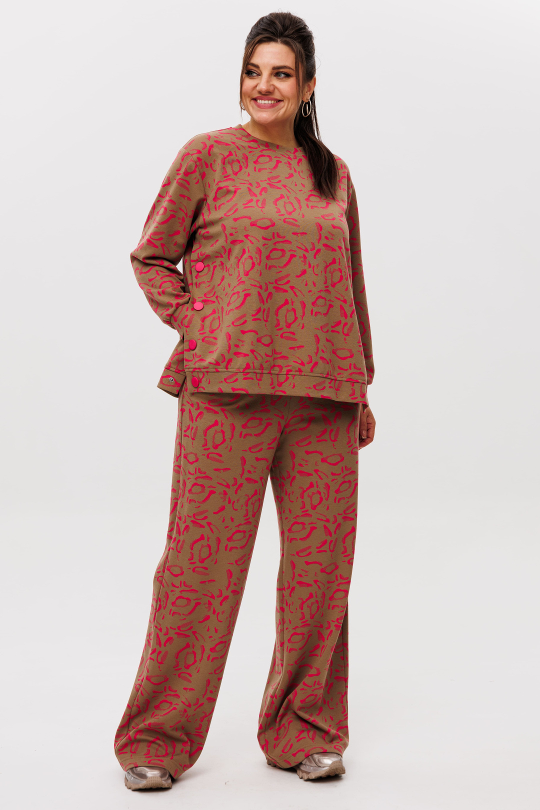 Костюм ANELLI LAUREL 1494 ягодный жираф - фото 6