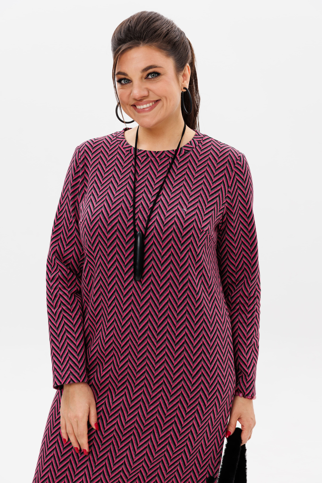 Платье ANELLI LAUREL 1498-1 кармин - фото 3