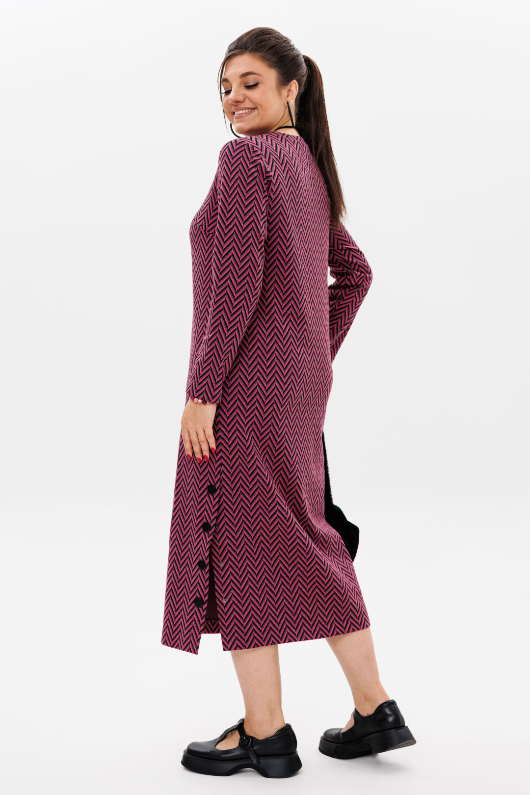 Платье ANELLI LAUREL 1498-1 кармин - фото 4