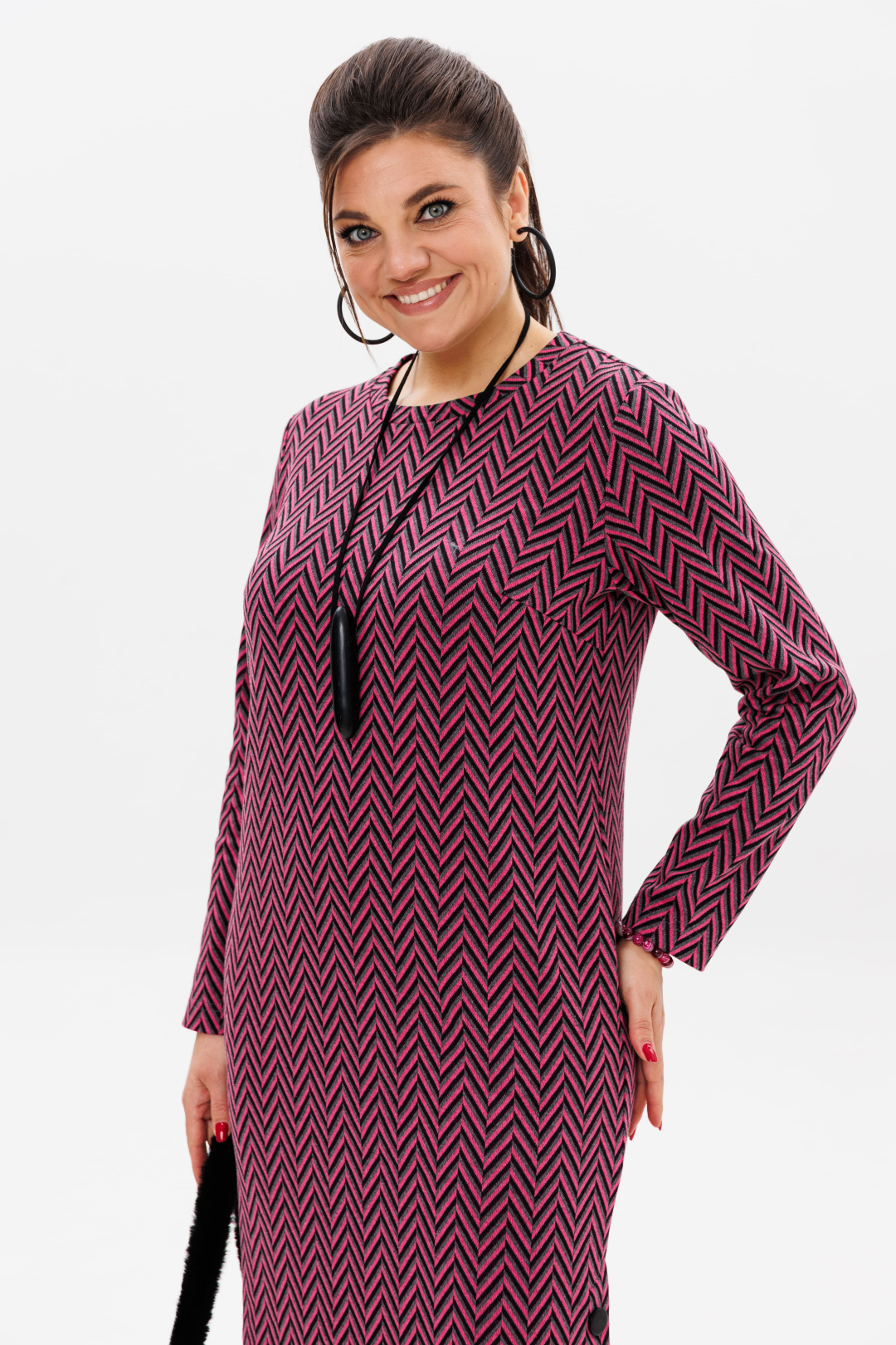 Платье ANELLI LAUREL 1498-1 кармин - фото 5