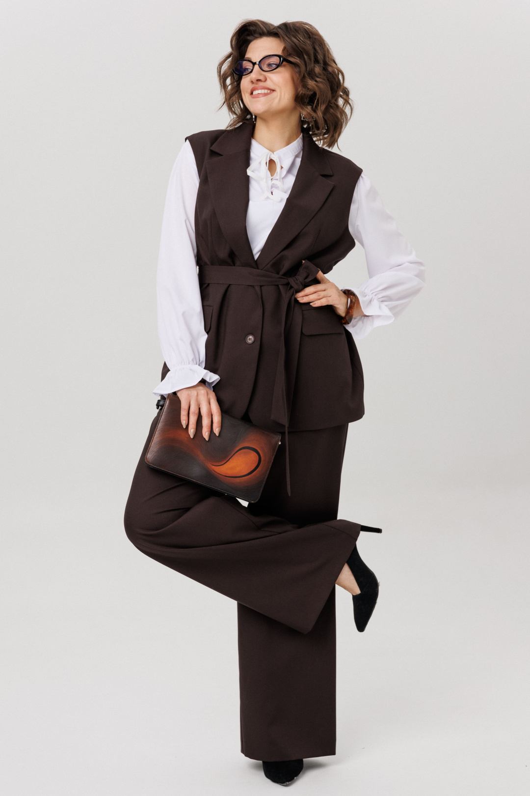 Костюм ANELLI LAUREL 1501 блестящий каштан - фото 5