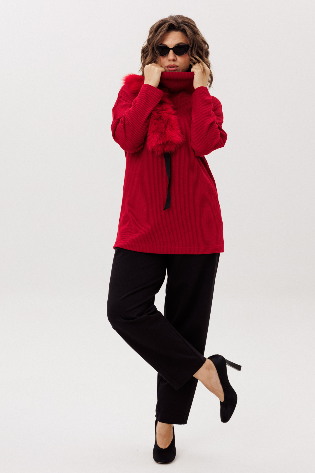 Джемпер ANELLI LAUREL 1509 вулкана лава - фото 4